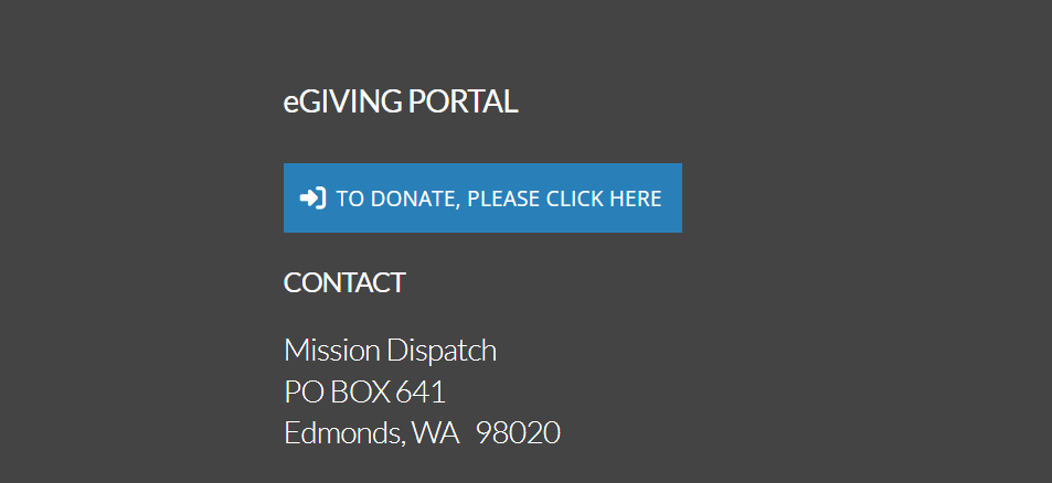 giving button screenshot